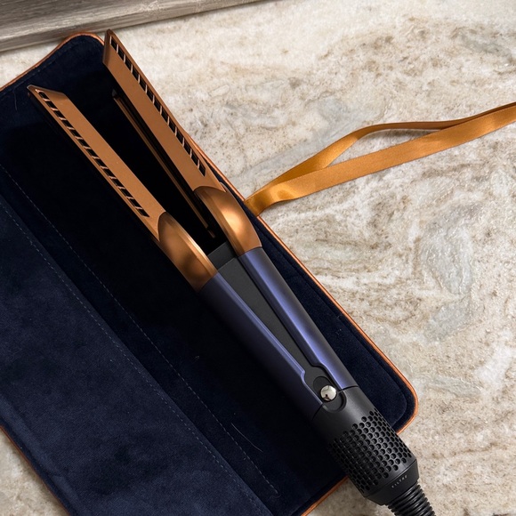 Dyson Air Straight Hair dryer and straightener Prussian Blue and copper Exc Cond - Picture 4 of 8